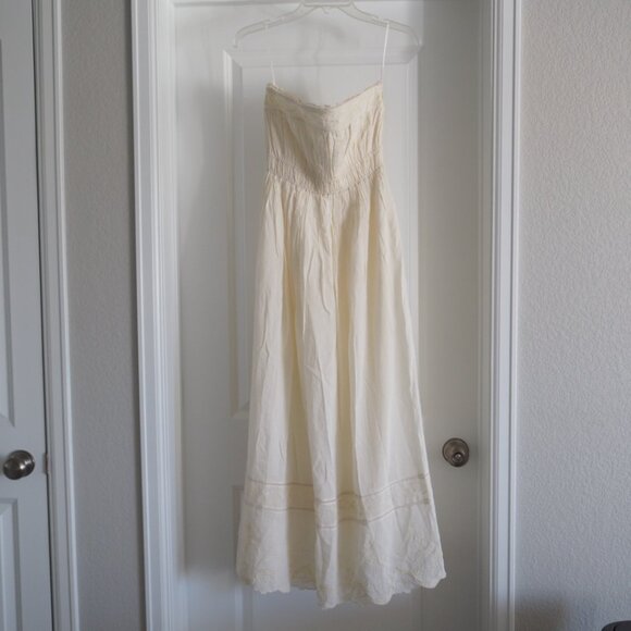 New With Tags POSSE Mylah Strapless Dress - Cream Sz Small - Picture 7 of 16